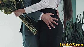 Gorgeous Teen Babe With Small Tits Rides Monster Cock Hard In Hd