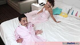 Hey, check out Nikki the porn night virgin getting her first real romantic fuck and loving every thrust